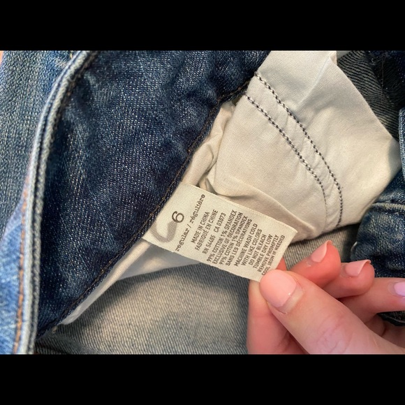 *Vintage AMERICAN EAGLE cropped low rise jeans - Picture 5 of 10